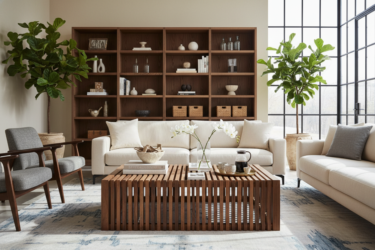 Styling an IKEA Coffee Table for a High-End Living Room