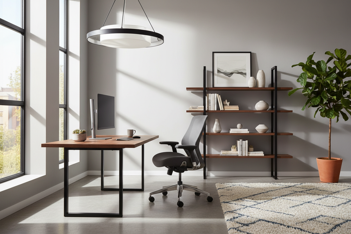 Curating Amazon Office Furniture for a Designer Look