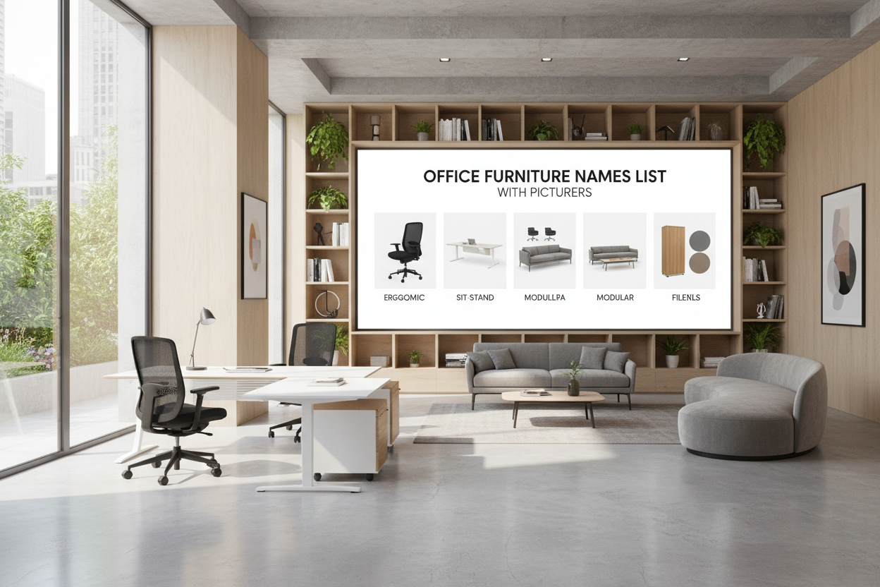 Office Furniture Names List with Pictures: The Expert Buying Guide