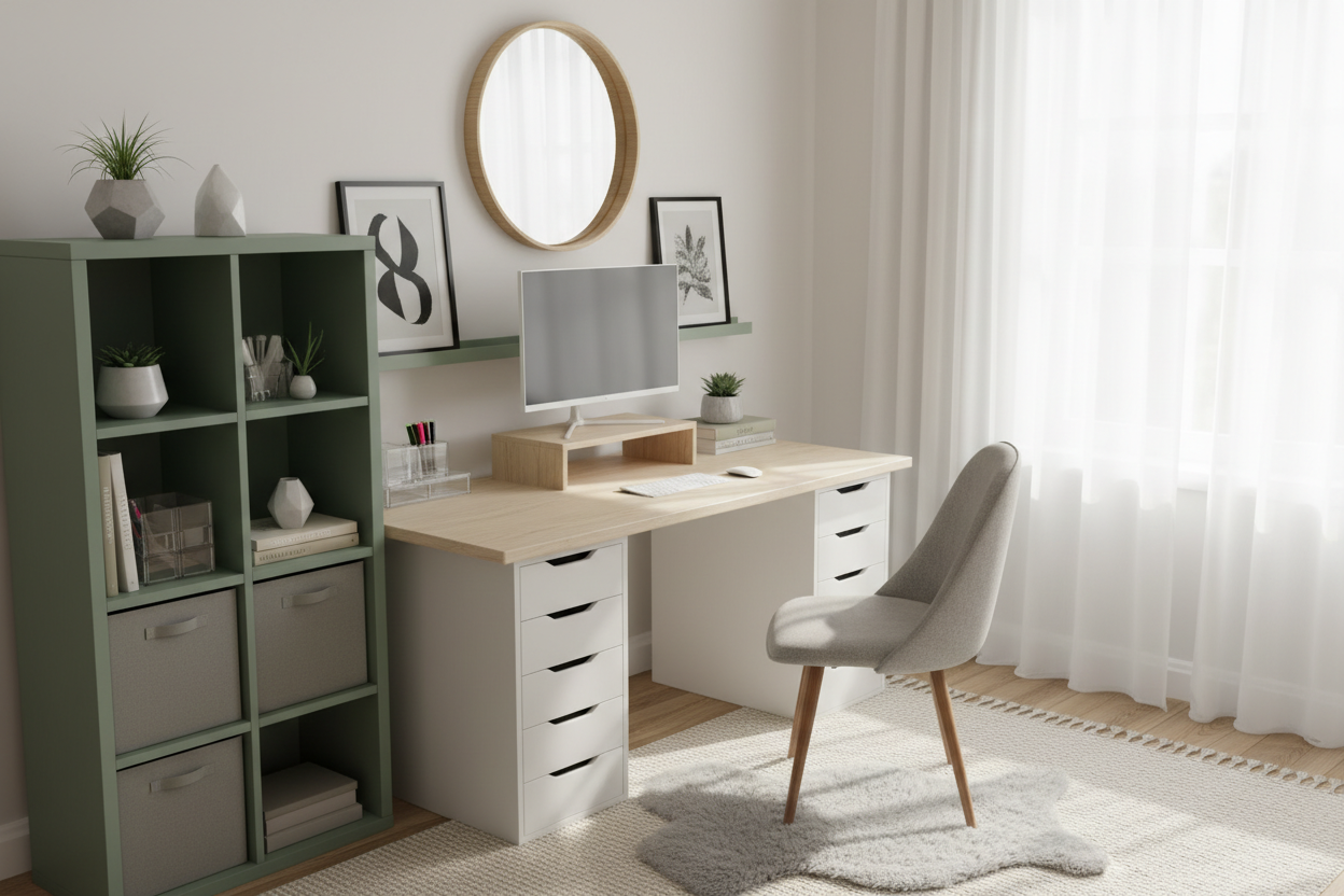 Mastering the IKEA Desk with Shelf Look: A Designer's Guide
