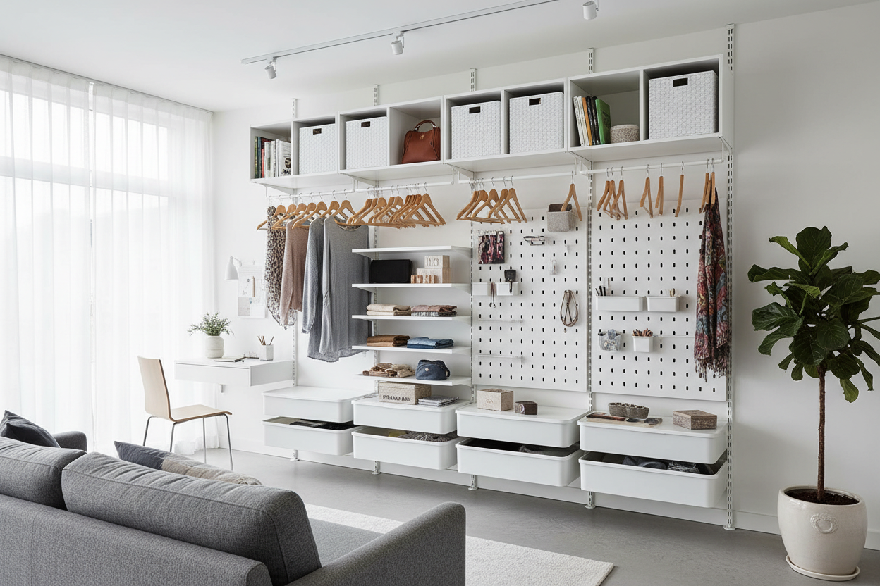 Mastering Vertical Storage: The IKEA Hanger Shelf Layout Guide