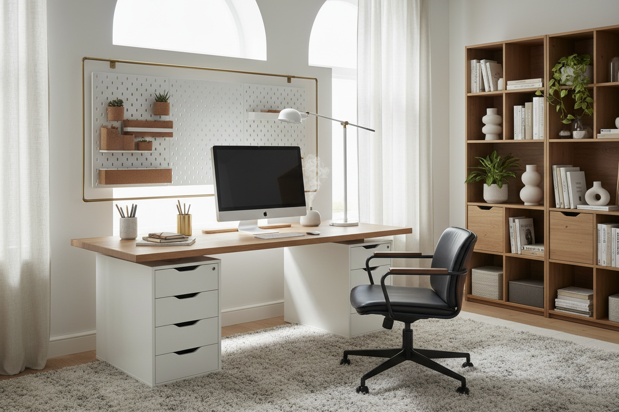 How to Style an IKEA Homework Station for a High-End Look