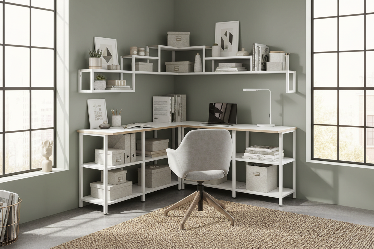 Mastering Small Spaces with the IKEA Corner Desk Shelf