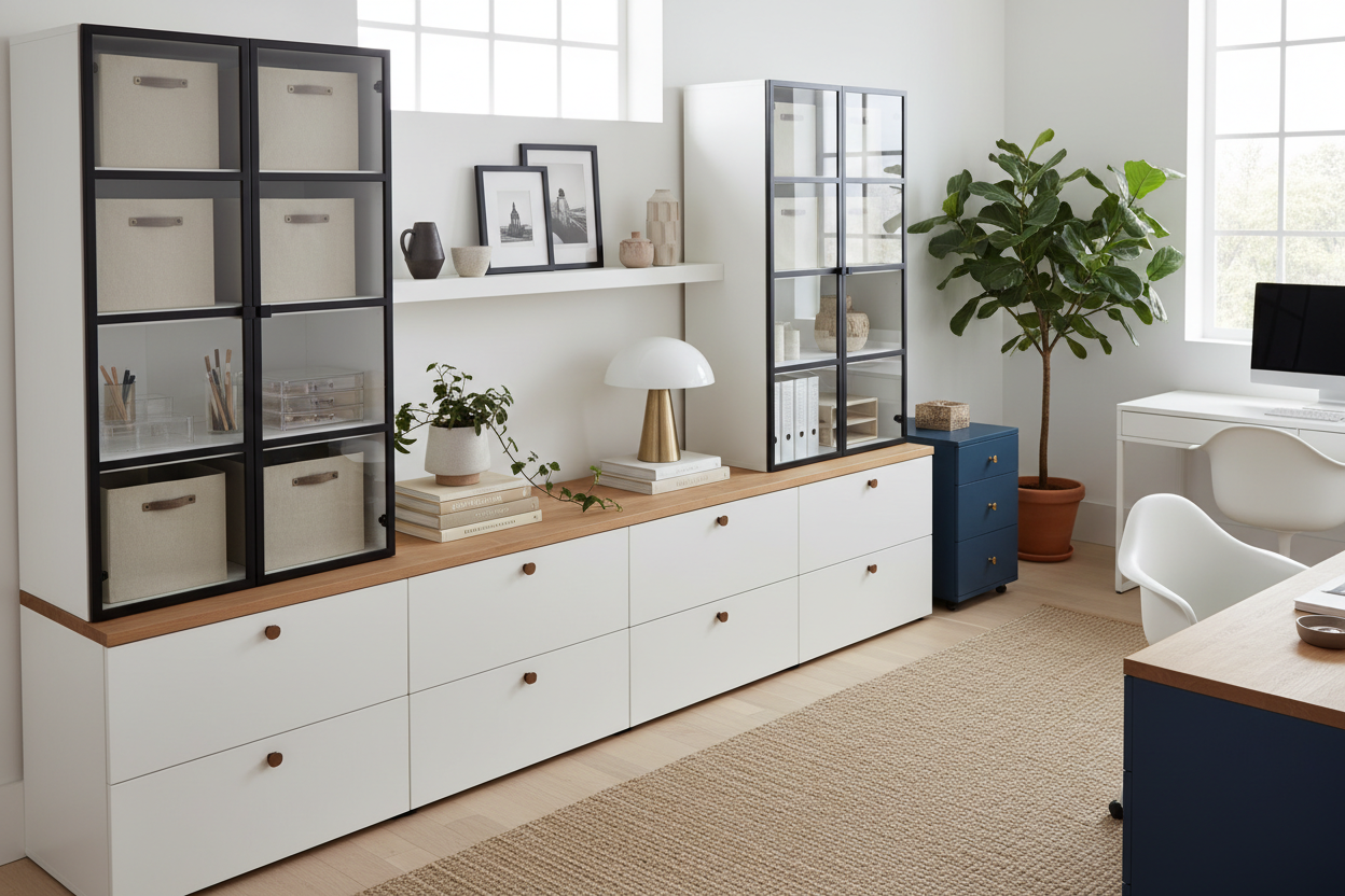 Elevate Your Workspace: The IKEA Office Cupboard Styling Guide