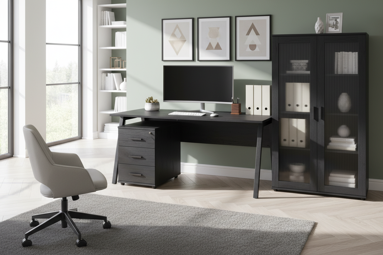 Maximize Your Workflow: The Desk With Cabinet Buying Guide