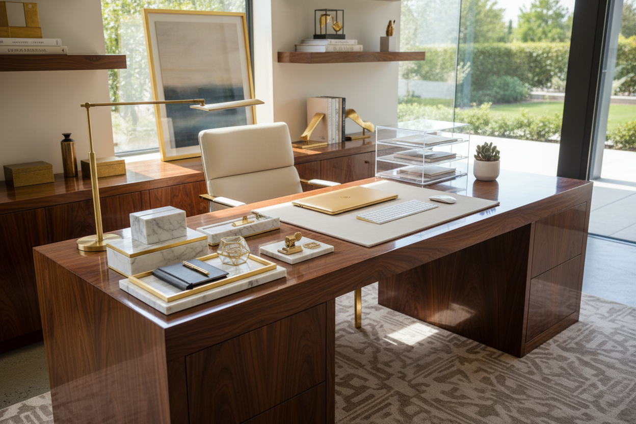 How to Style Organised Desk Ideas for a Luxury Look