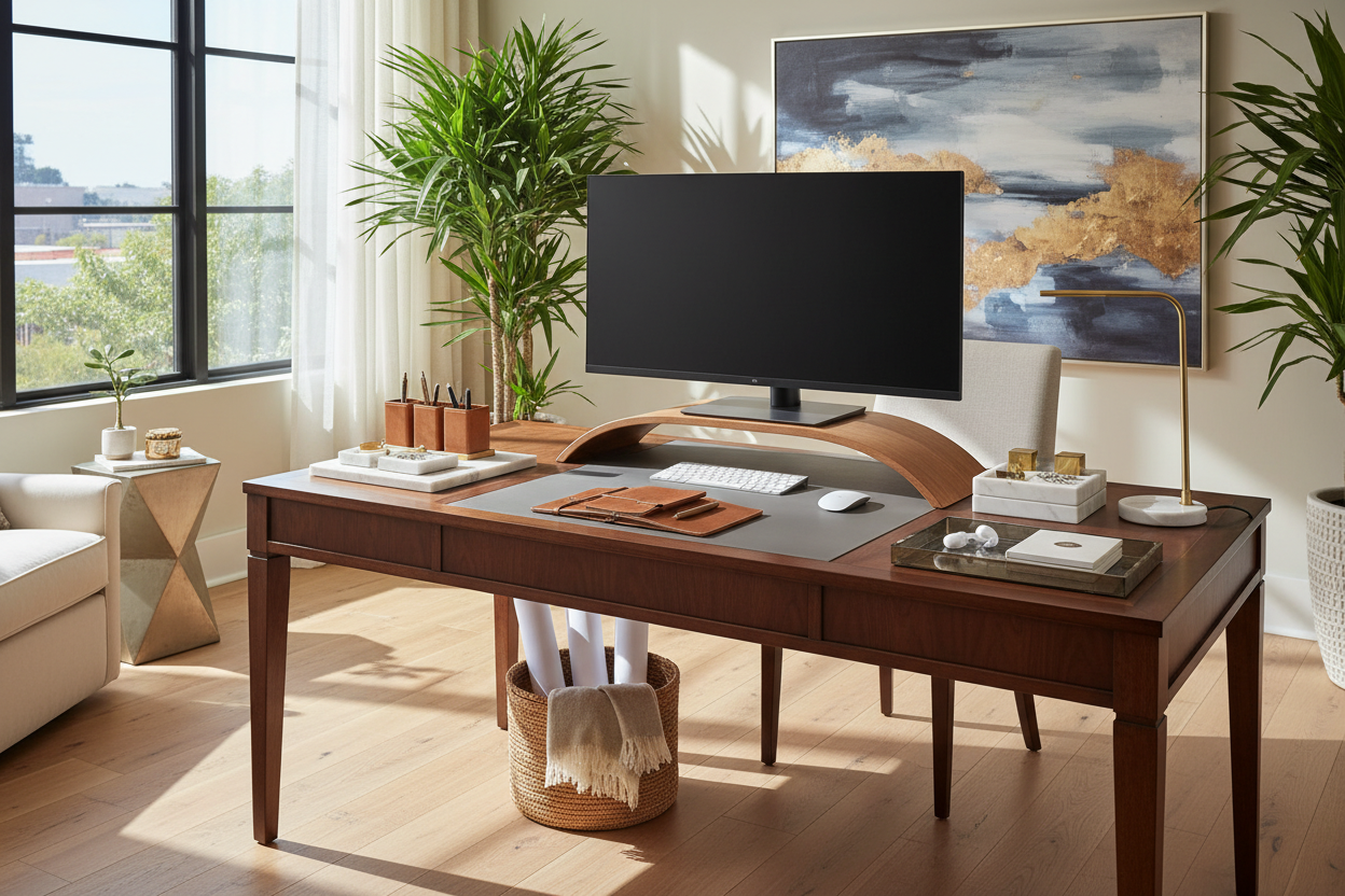 Curating Desk Decor and Organization for a Luxury Workspace