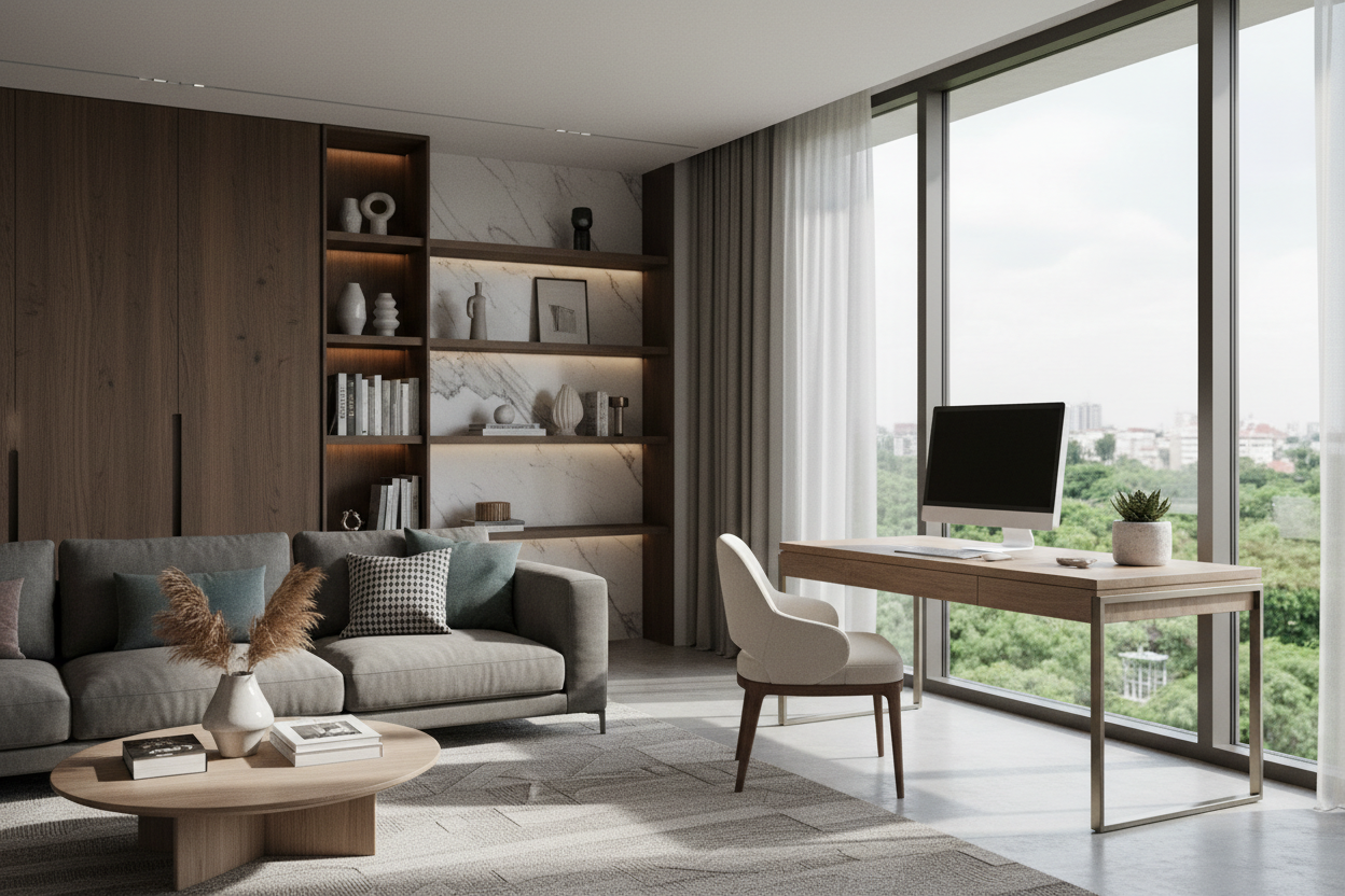 The Secret to Styling a Desk for Living Room Area Seamlessly