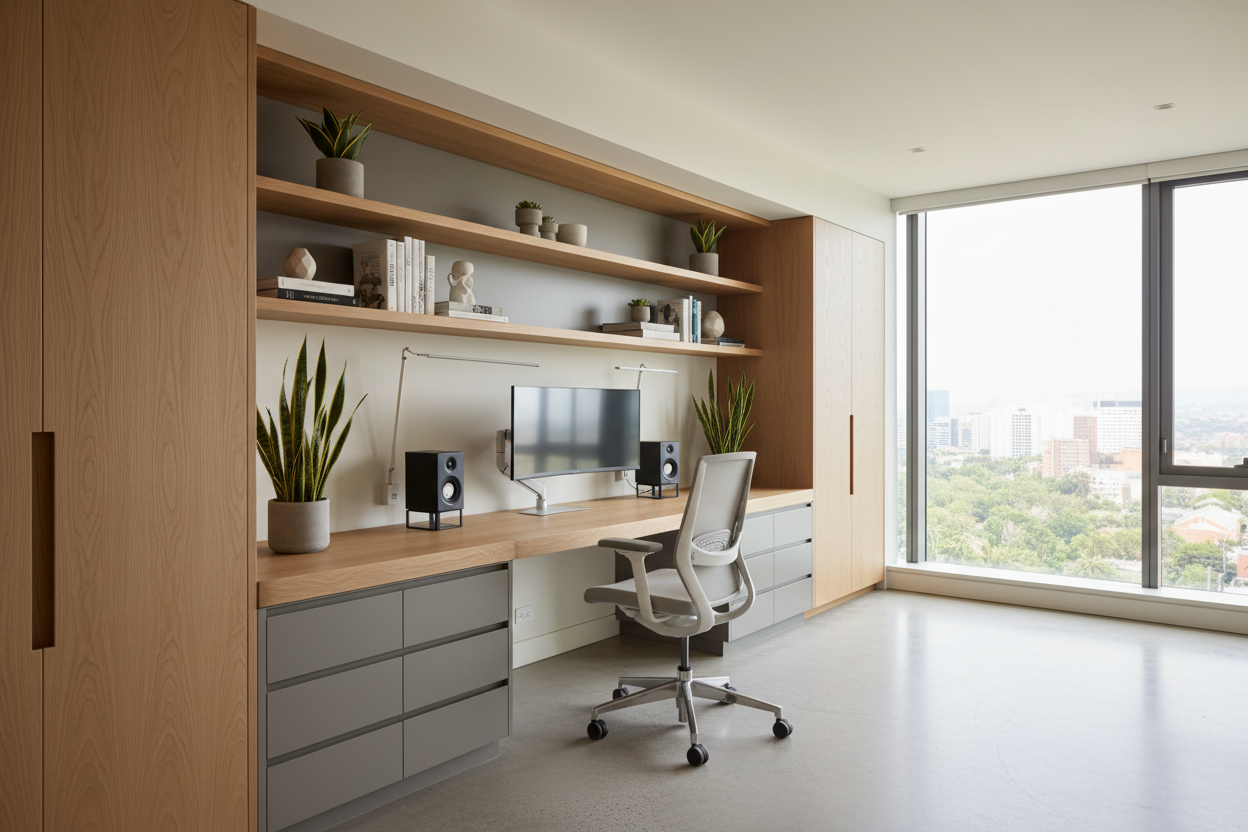 Mastering Full Wall Desk Layouts for a Seamless Home Office