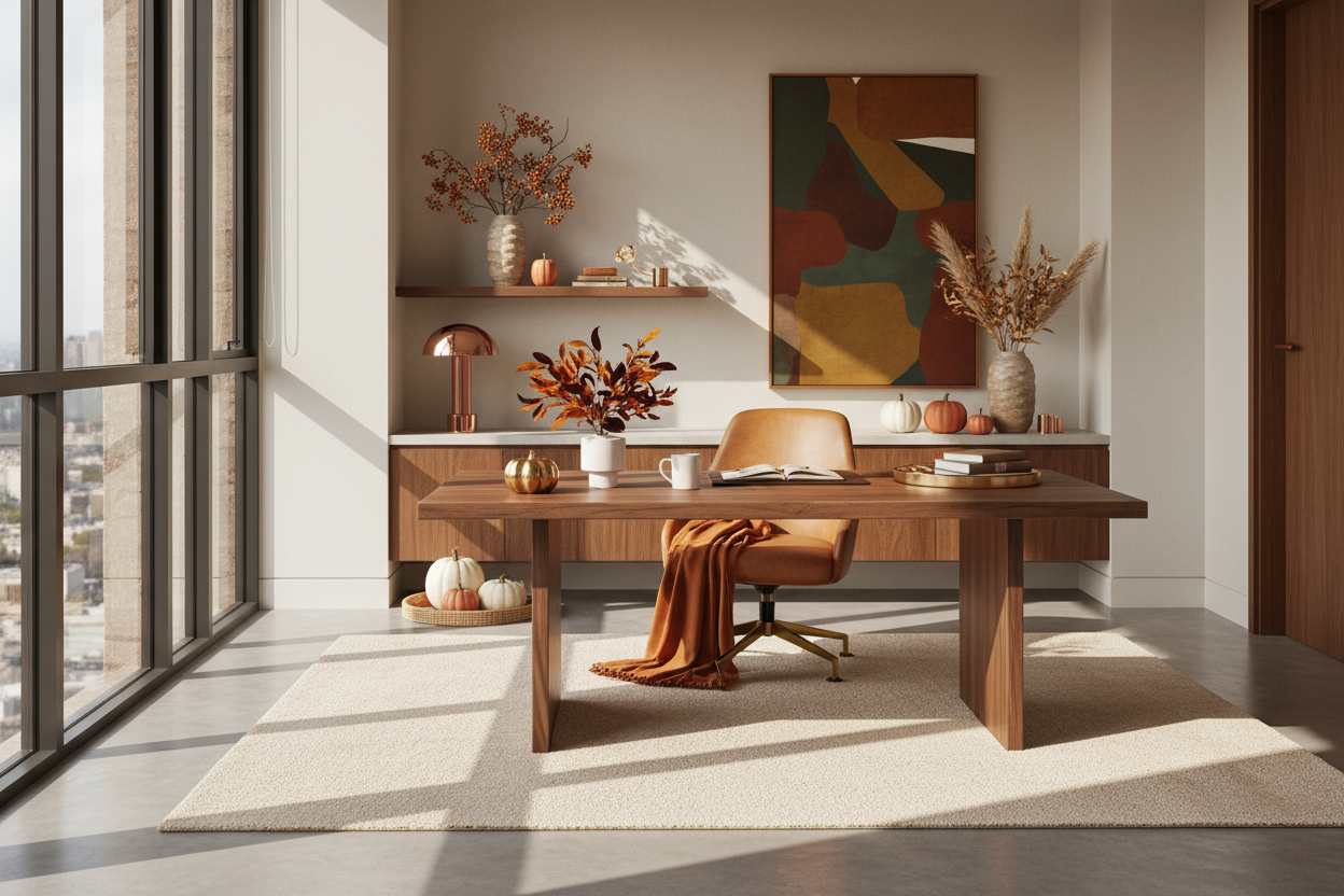 How to Style Fall Decoration for Office for a Luxury Look