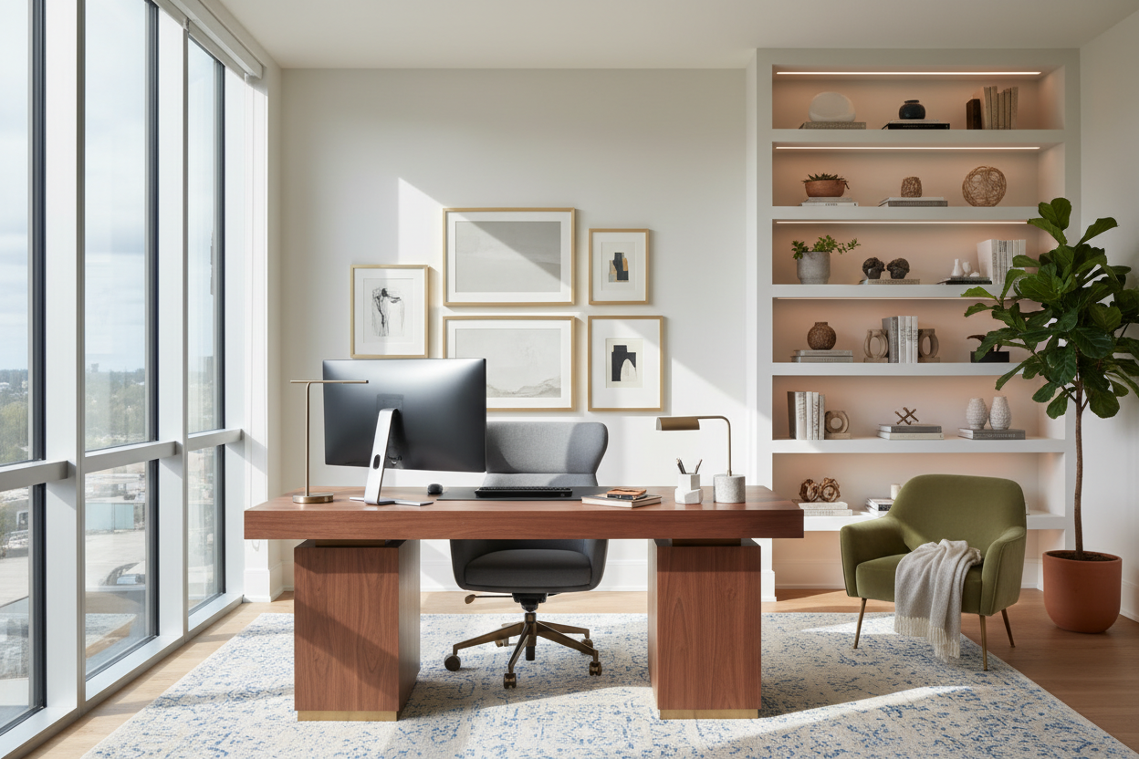 Curating Office Decoration Inspo for a High-End Workspace Look