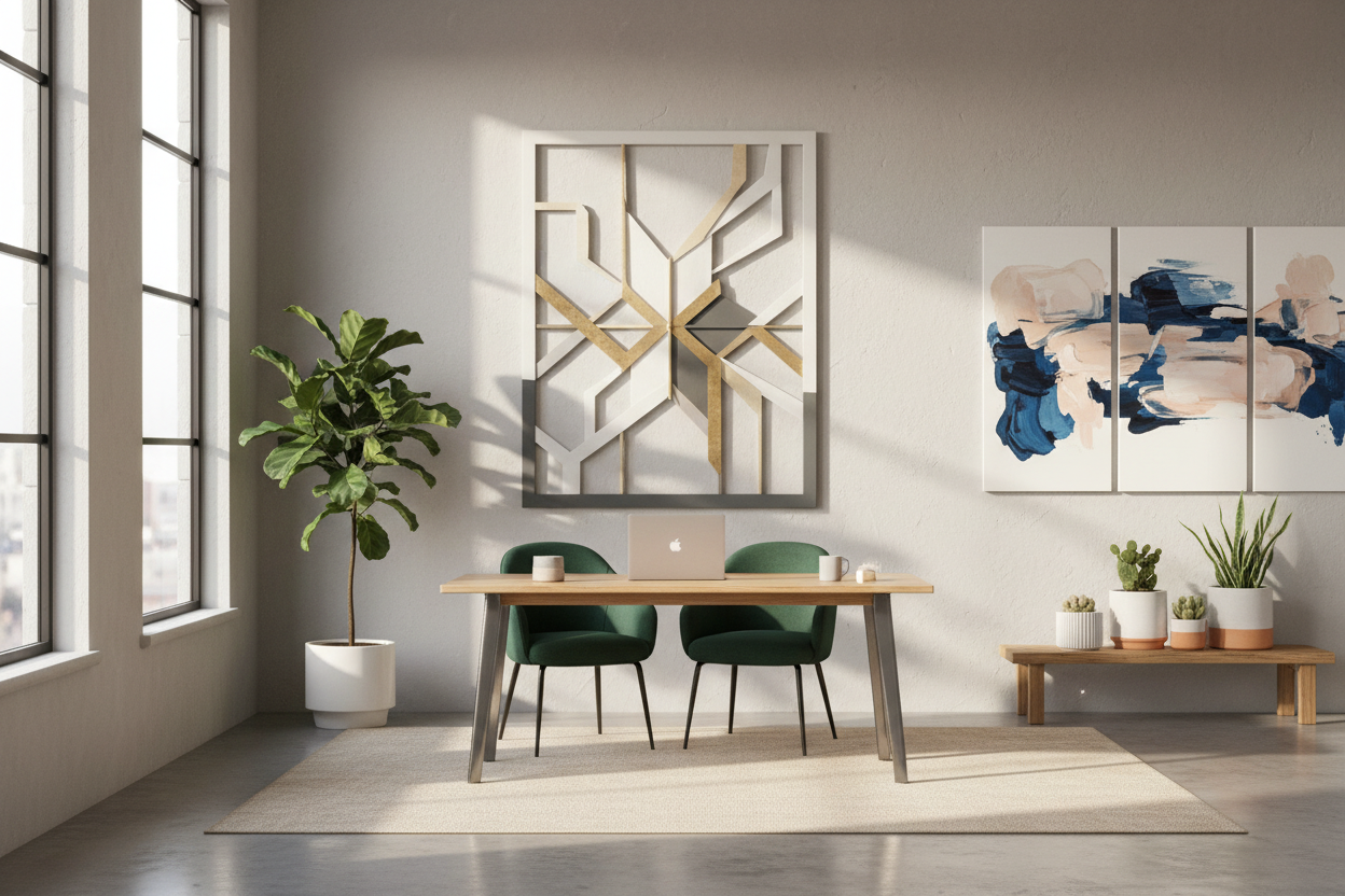 Create High-End DIY Wall Art for Office Without the Price Tag