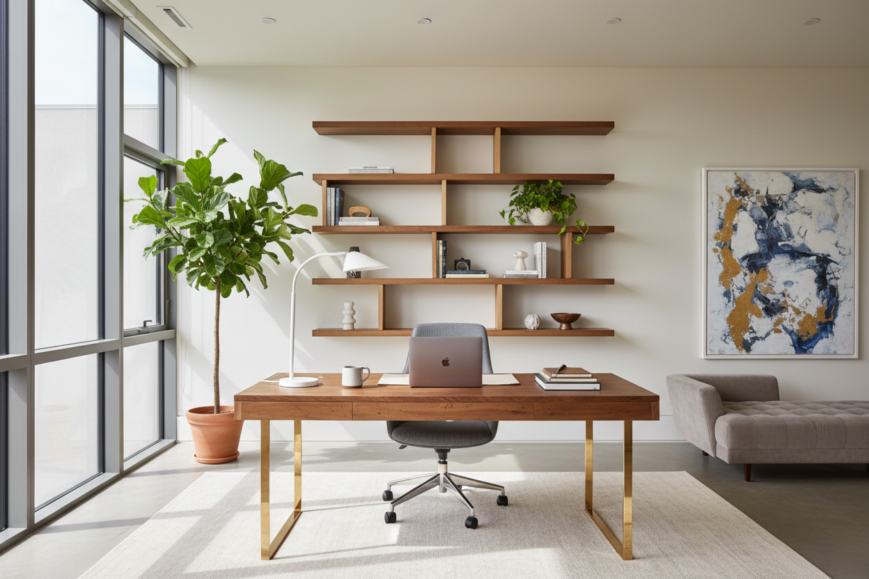 Curating a Professional Office Work Image Through Design