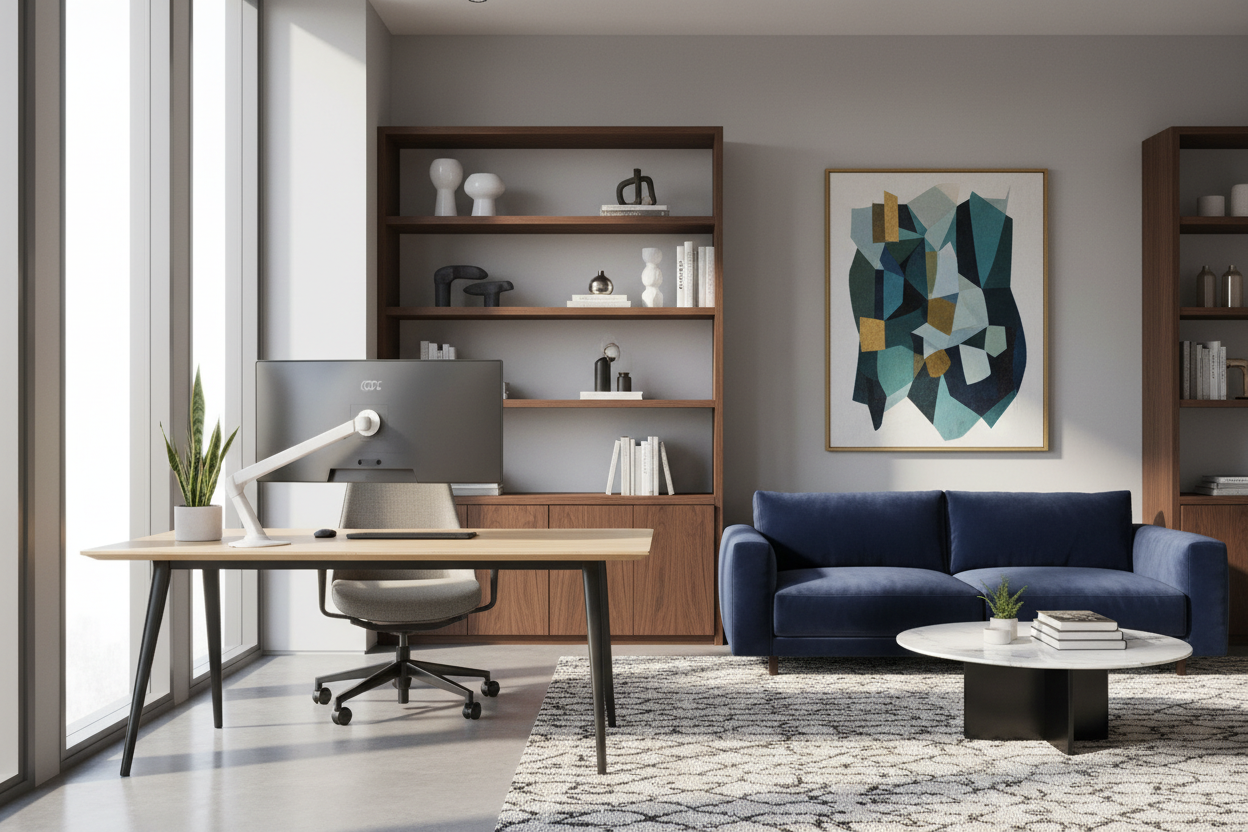 How to Style Your Workspace Like Modern Office Images