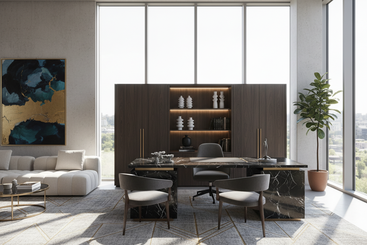 Defining Luxury: The Ultimate Guide to the Fancy Office Table