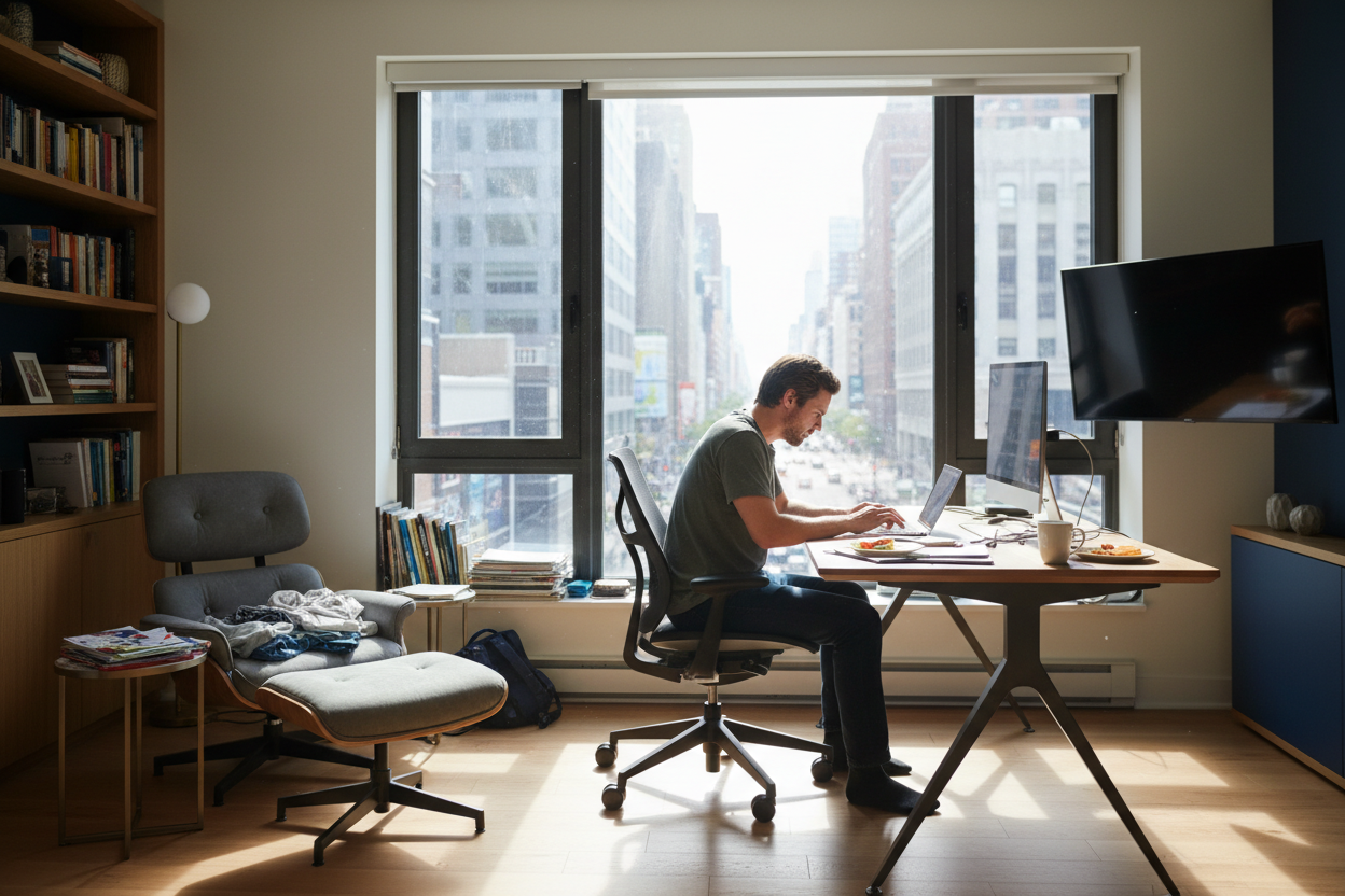 The Home Office Layout Mistake Ruining Your Focus