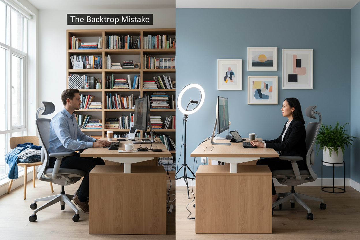 The Backdrop Mistake: How to Appear Online While Working From Home