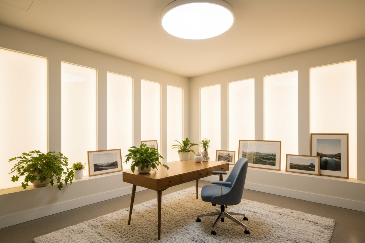 Create a Sunlit Feel: Light for Windowless Office Guide