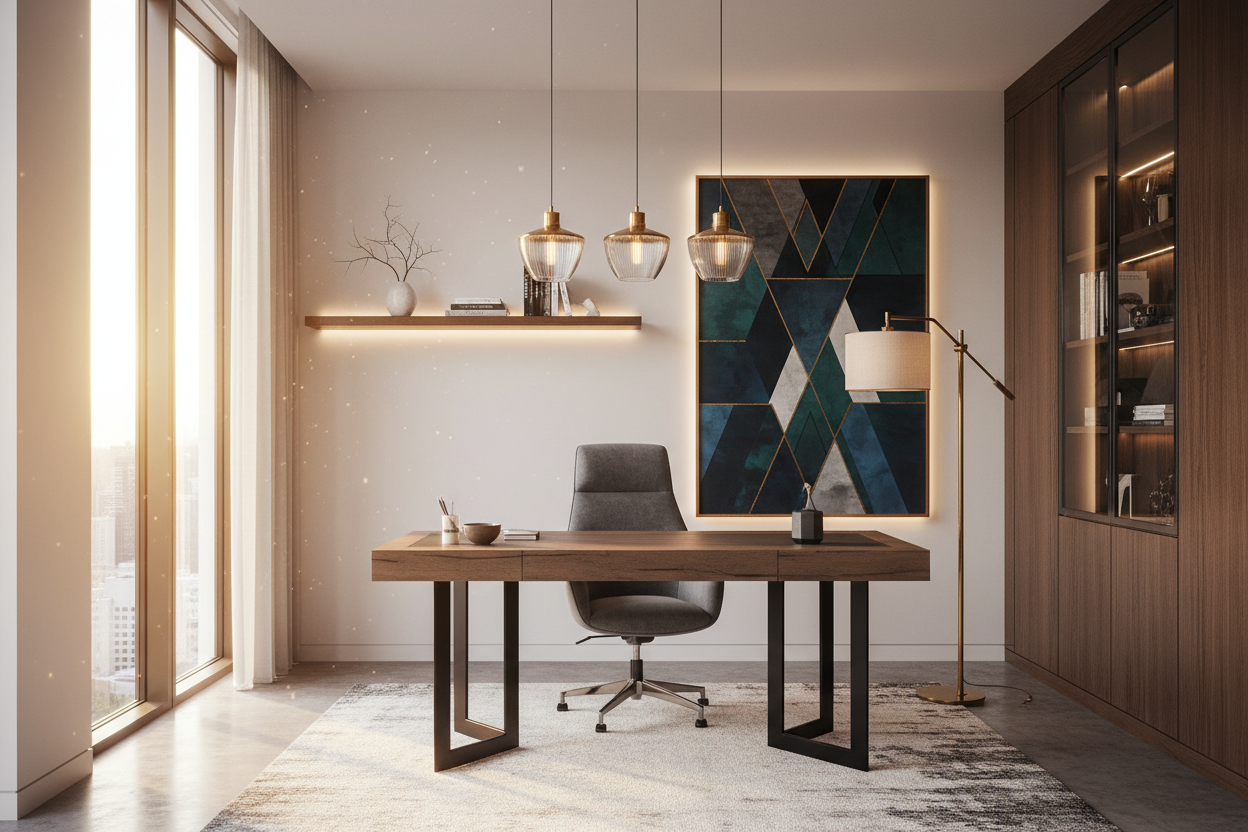 How to Style Office Decoration Lights for a Luxury Look
