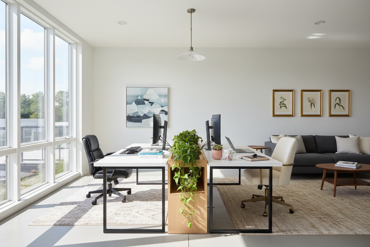 His and Hers Desk Layouts: What Designers Actually Recommend