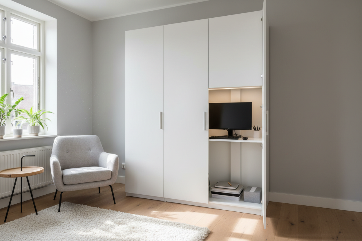 Ikea Computer Armoire: The Secret to Hiding Your WFH Mess