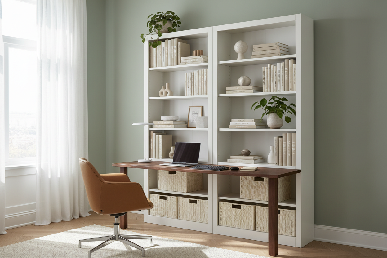 IKEA Office Bookcase Guide: Styling for a High-End Look