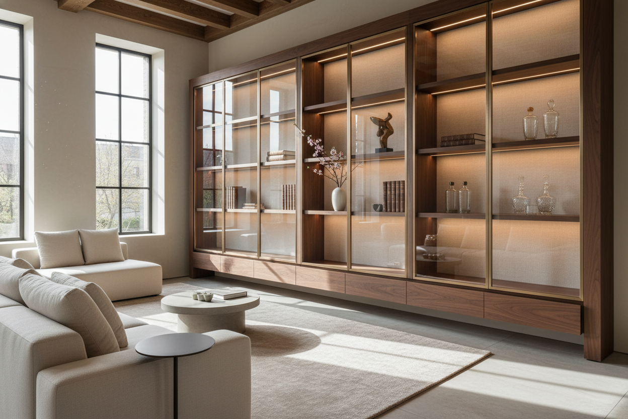 Custom Display Cabinet: How to Style It for a High-End Look