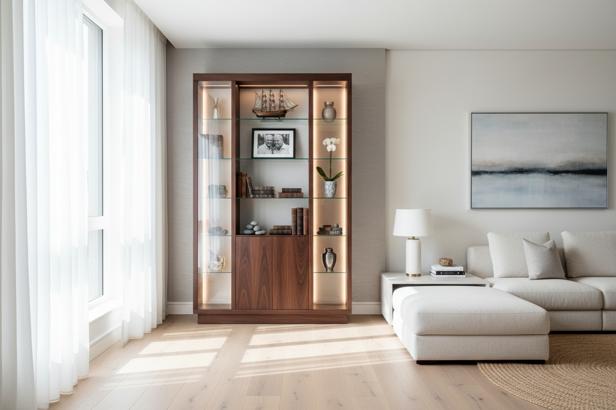 Memorial Cabinet Design: How to Create a Tasteful Home Tribute