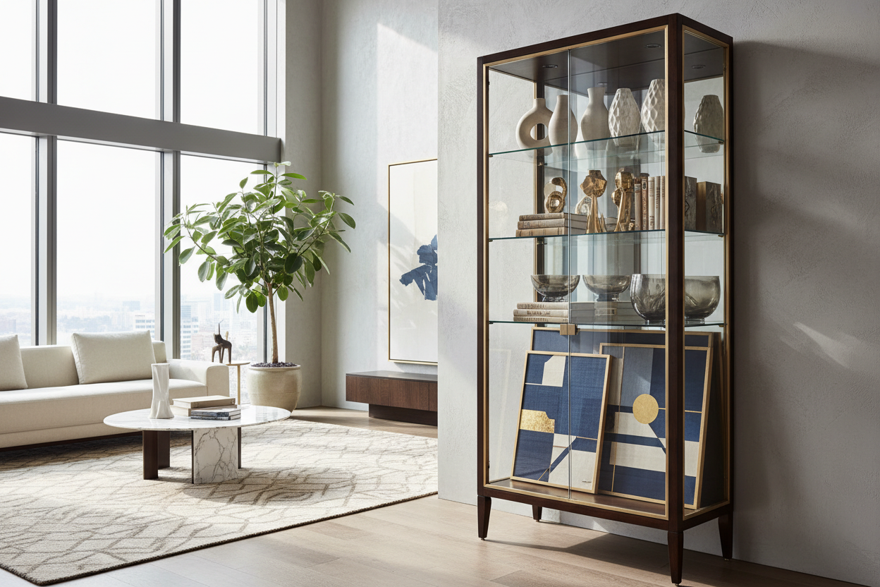 Decorative Display Cabinet Styling for a High-End Look