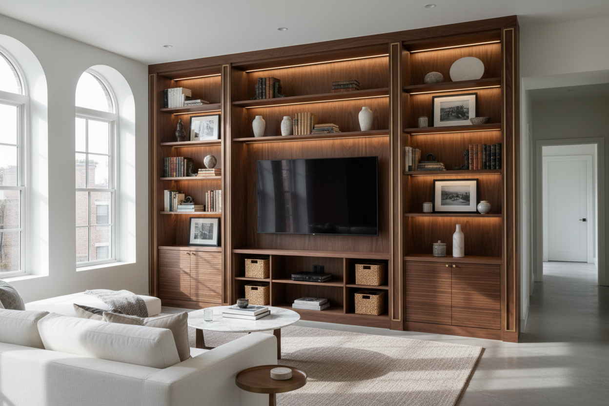 Built-In Display Cabinet Ideas Designers Use for a High-End Look