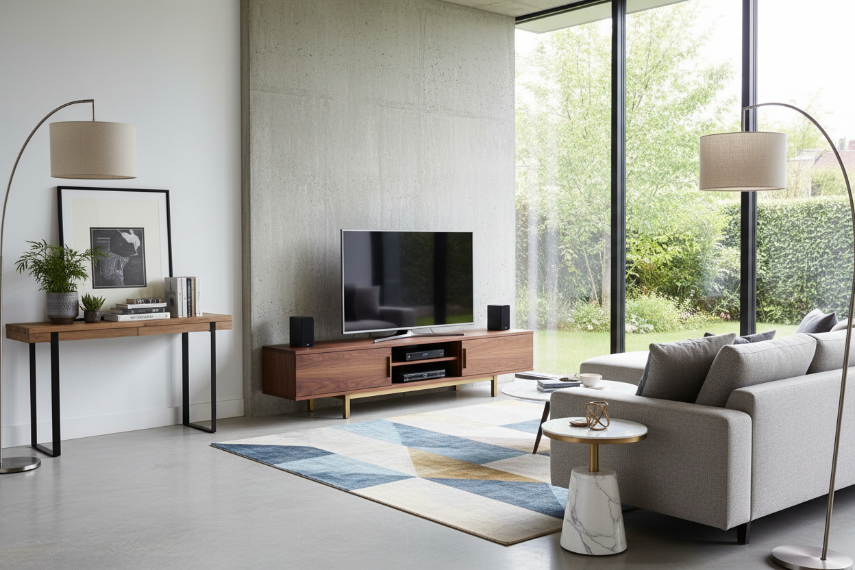 TV Tables and Stands: The Designer's Guide to Scale and Style