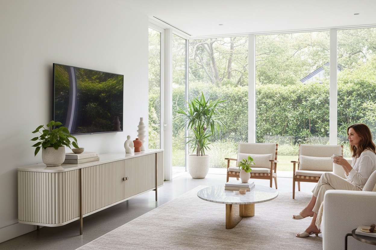 Fluted TV Stand: Designer Secrets for a High-End Look