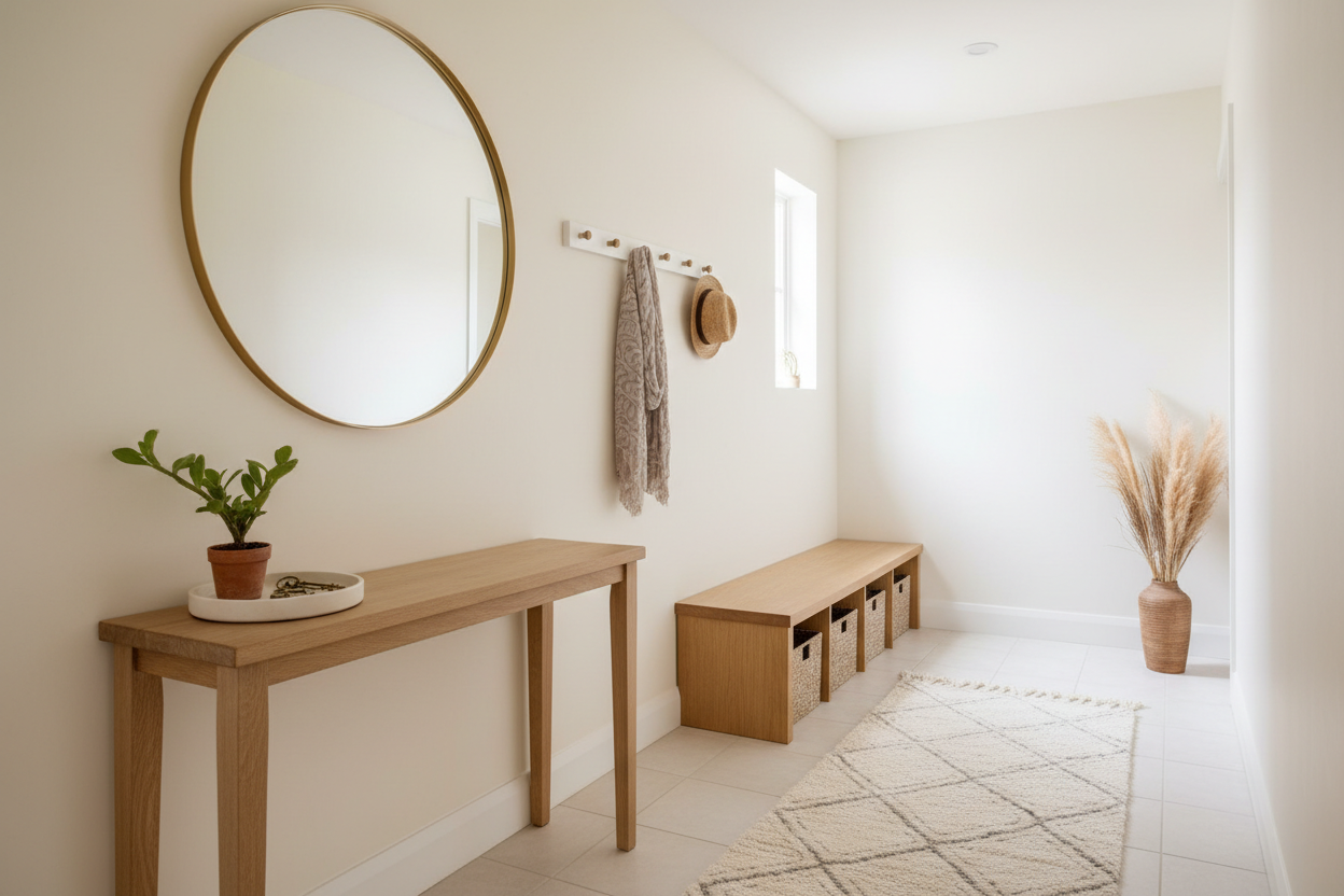 Is Your Hallway Feeling Cramped? Here’s How to Style a Skinny Entryway Without Blocking the Path