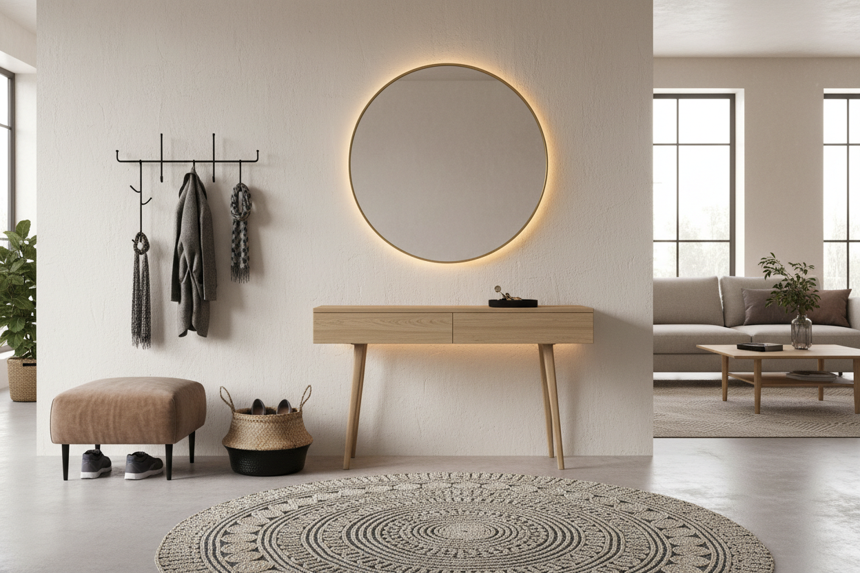 No Foyer? No Problem. How to Carve Out an Entryway in Your Living Room