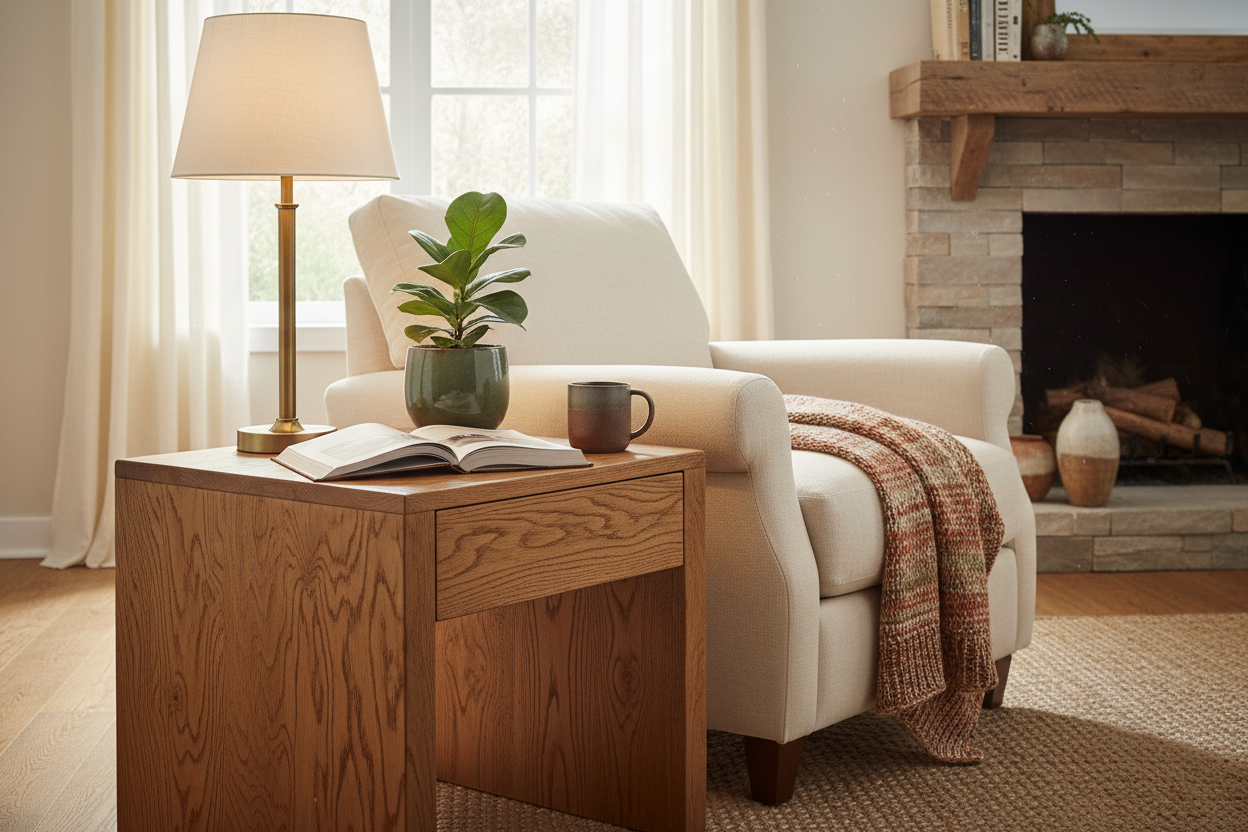 Rustic Elegance: Choosing the Perfect Brown End Table for Your Home