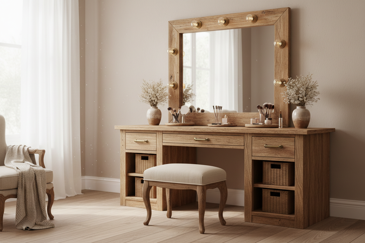 Rustic Makeup Vanity Style Ideas for Your Dream Space