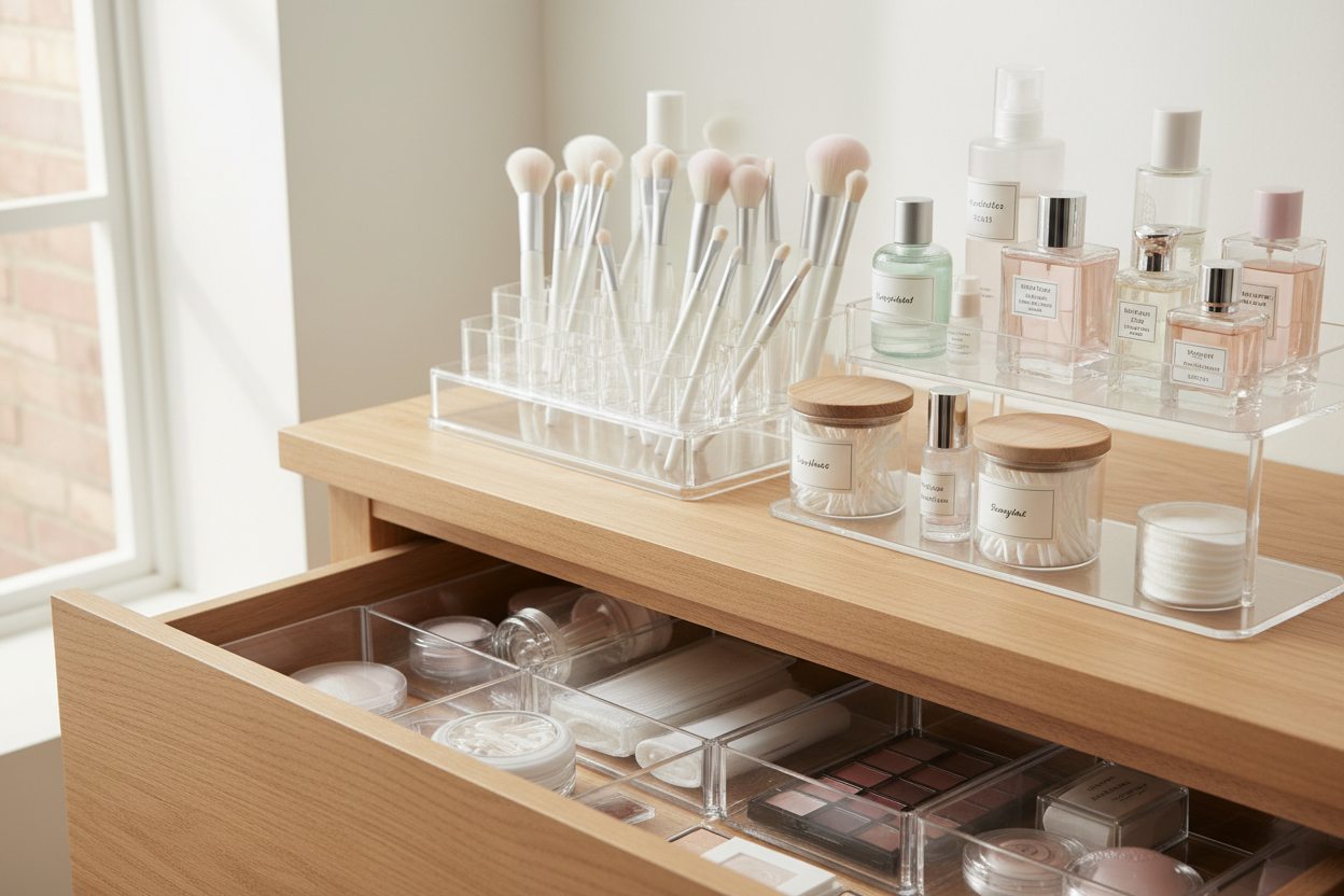 Smart Ways to Organize Toiletries and Cosmetics for a Clutter-Free Space