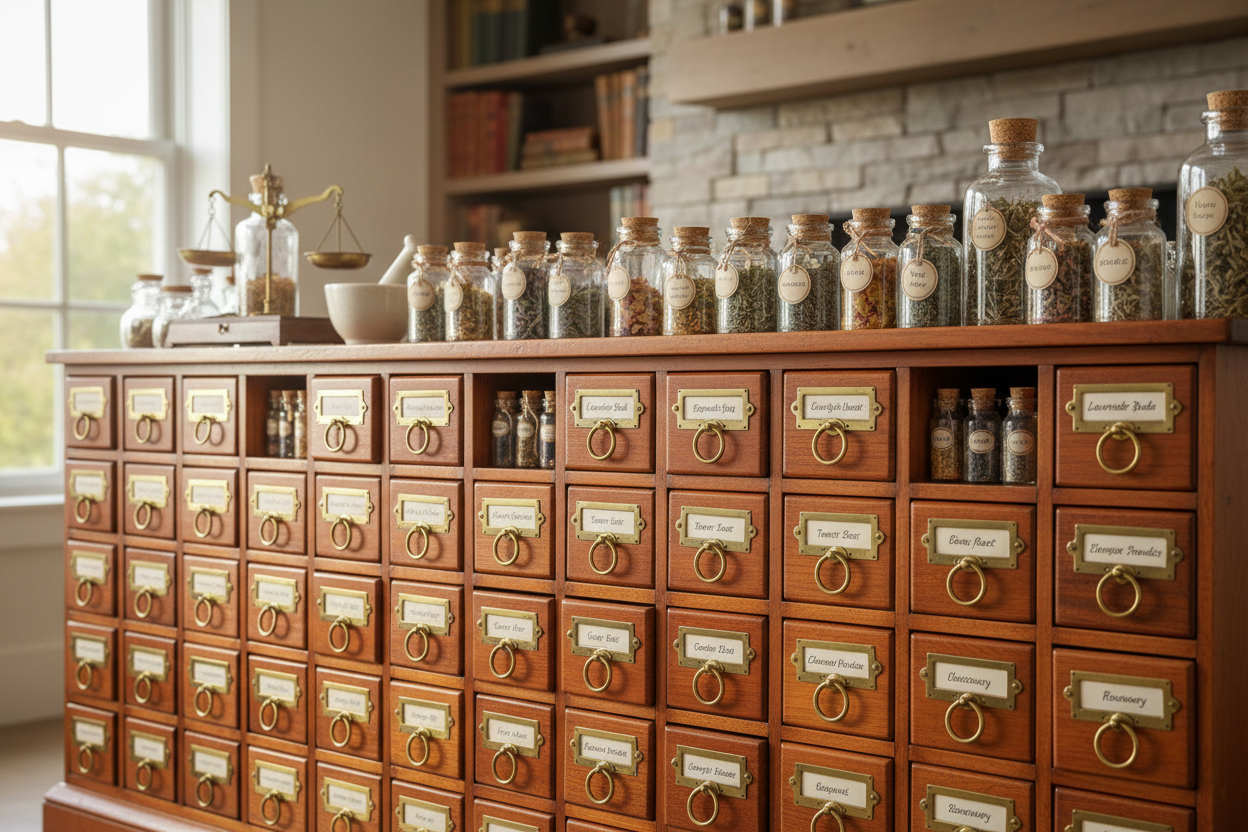 Stop Digging Through Clutter: The Magic of Apothecary Style Storage