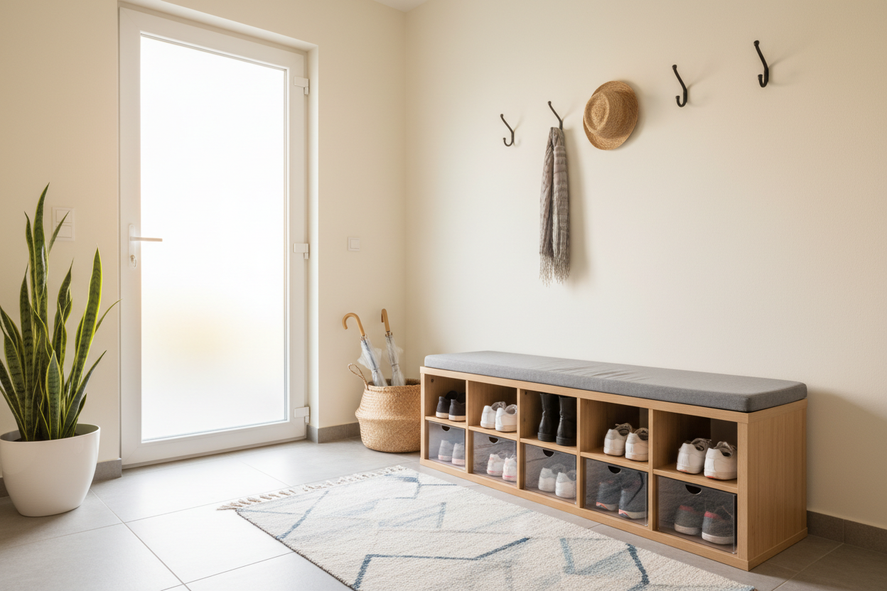 Stop the Shoe Pileup: Transforming Your Front Door with the Right Storage Bench
