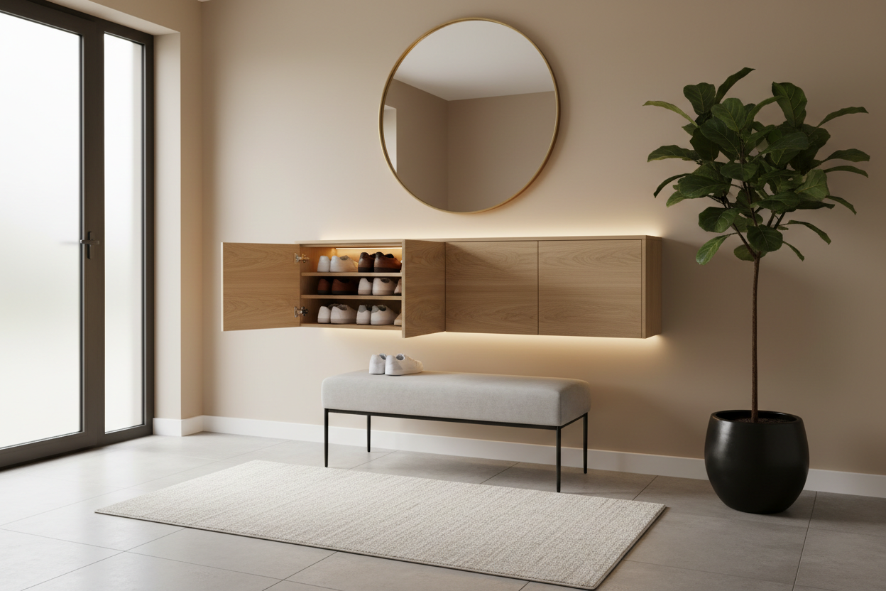 Stop Tripping Over Shoes: Transforming Your Foyer with the Right Wall Cabinet