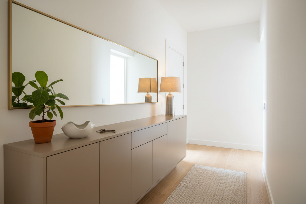 Stop Wasting Space: How to Choose and Style the Perfect Entryway Cabinet with Mirror