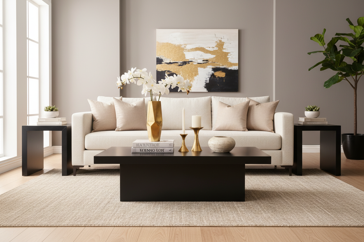 Stylish Ways to Elevate Your Space with Black End Tables and Coffee Tables