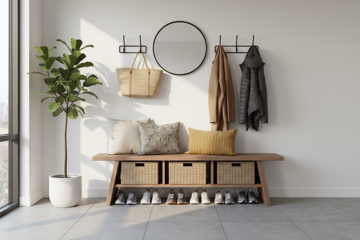 Taming the Chaos: How to Find the Perfect Entryway Bench on Wayfair