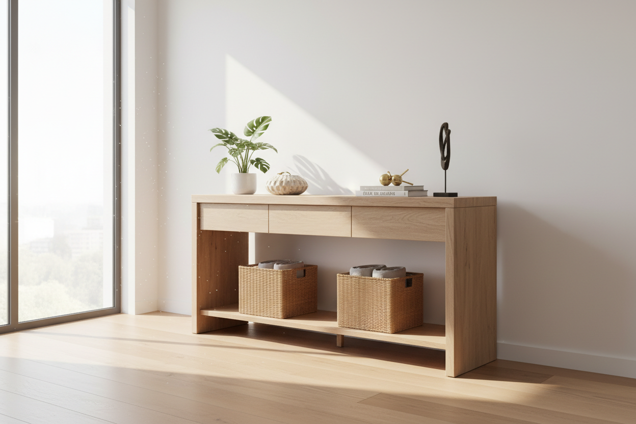 Taming the Chaos: Maximizing Your Foyer with the Right Storage Console