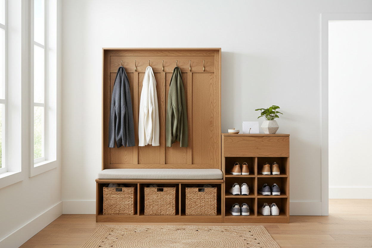 Taming the Front Door Chaos: Why Your Home Needs an All-in-One Entryway Organizer