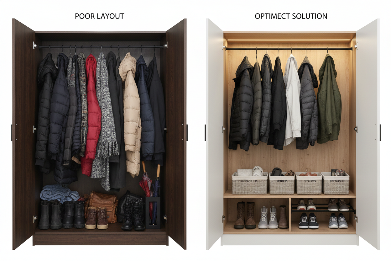 The Common Coat Cabinet Layout Mistake