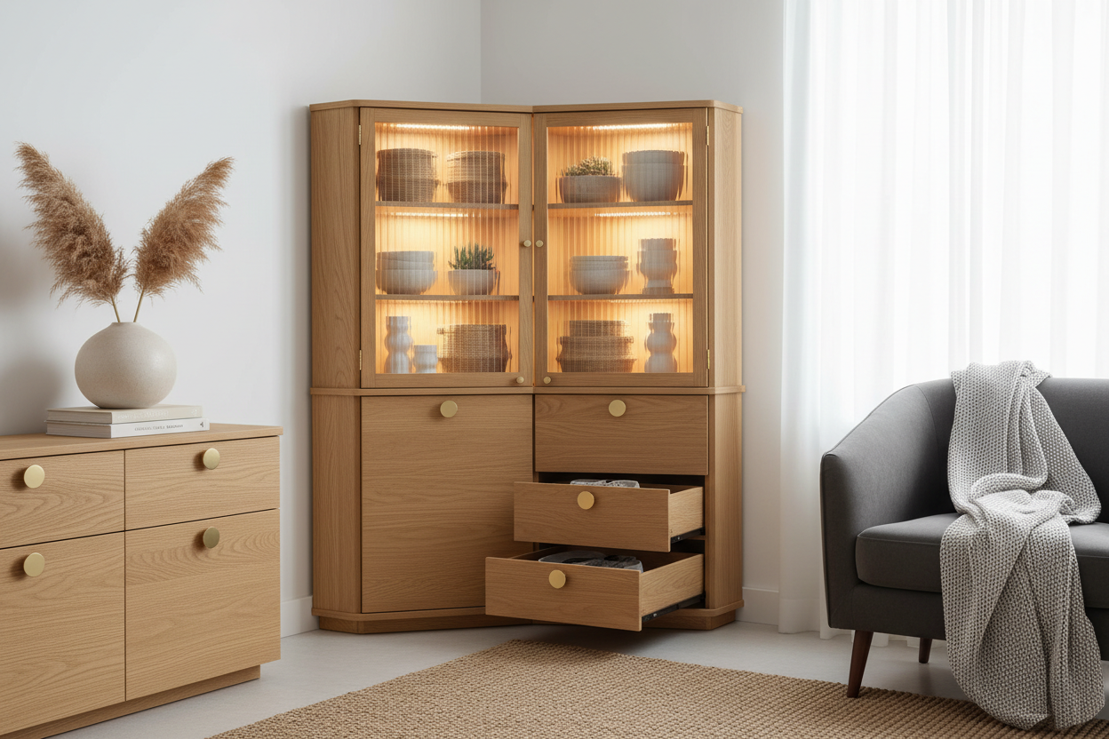 The Hunt for the Perfect Corner Cabinet: Maximizing Space with Home Goods Finds