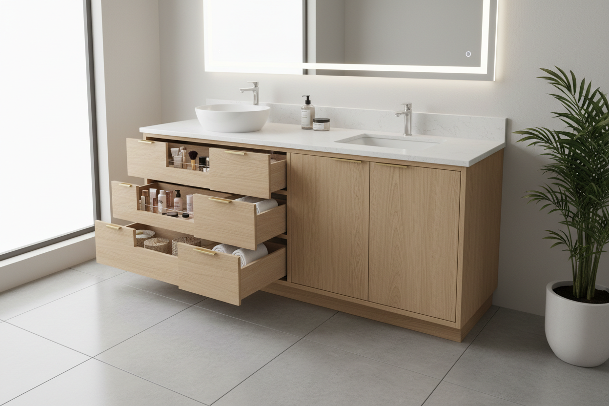 The Vanity That Does It All: How to Find the Perfect One with Ample Storage