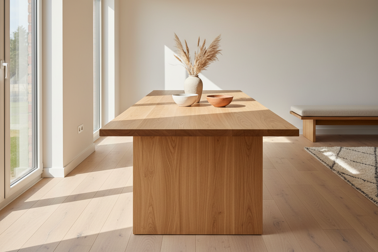 The Warmth of Minimalism: Finding the Perfect Modern Wood Table for Your Home