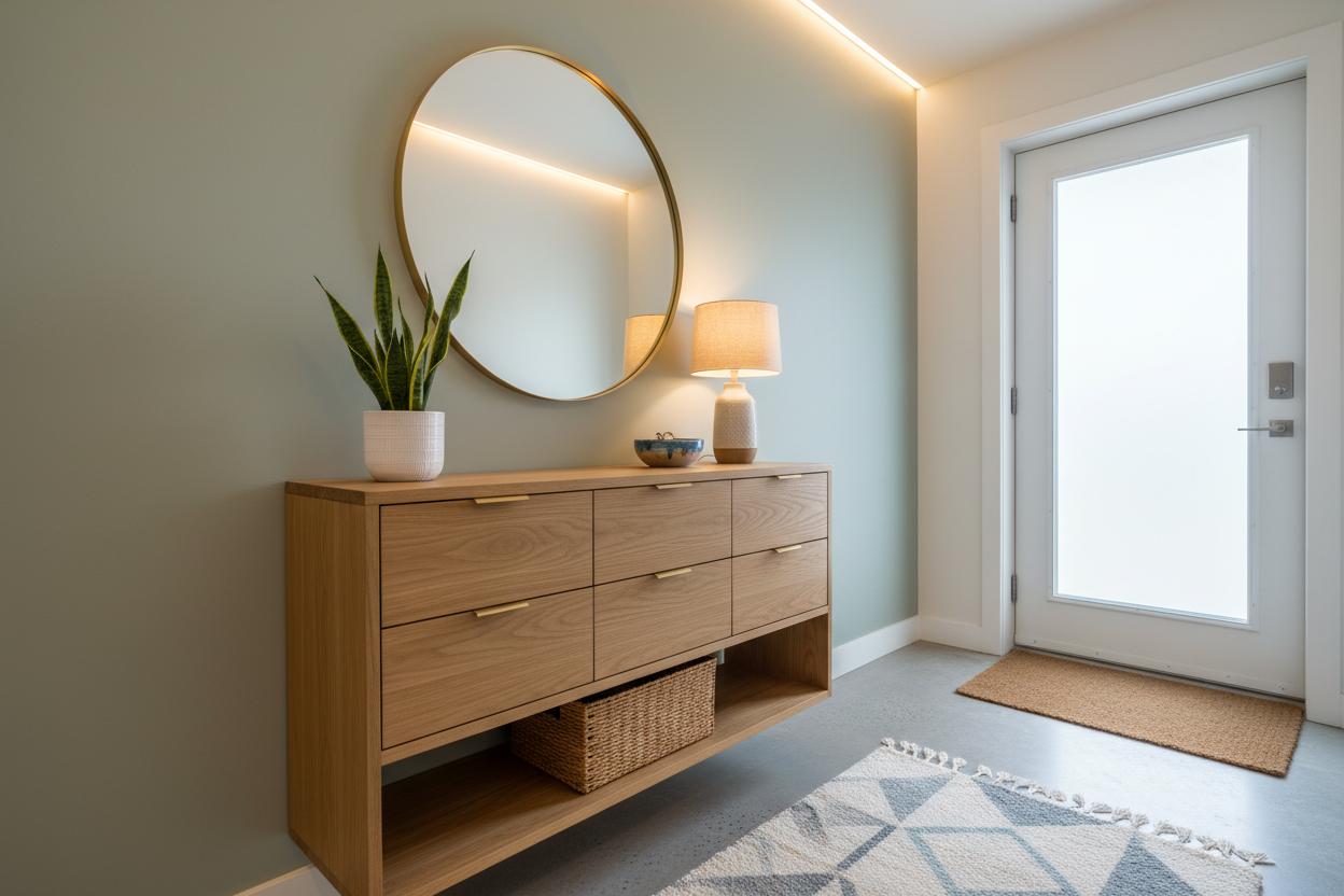 Tight Squeeze? How to Choose the Perfect Console Cabinet for a Small Foyer